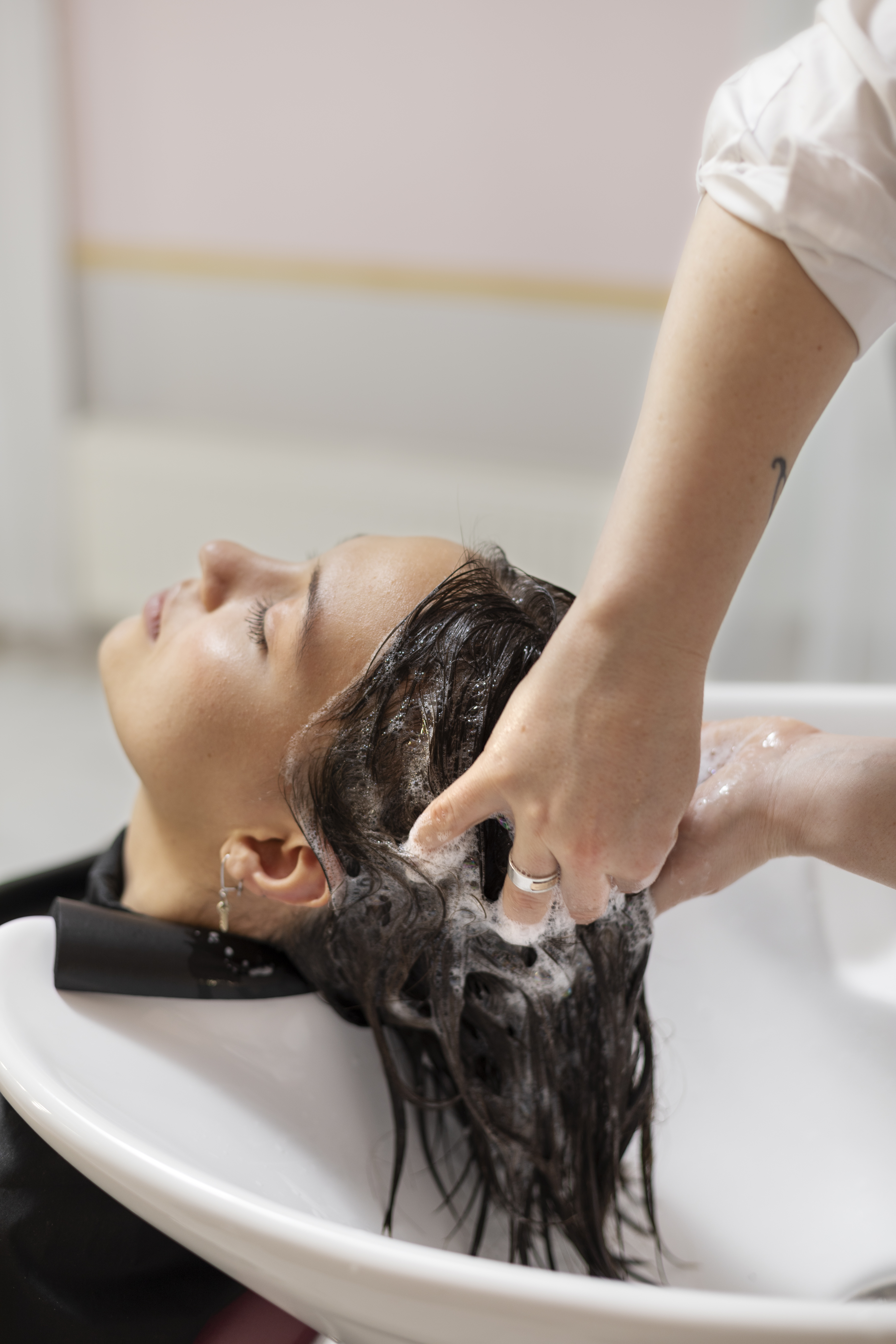 Hair treatment service at Salon Manthra